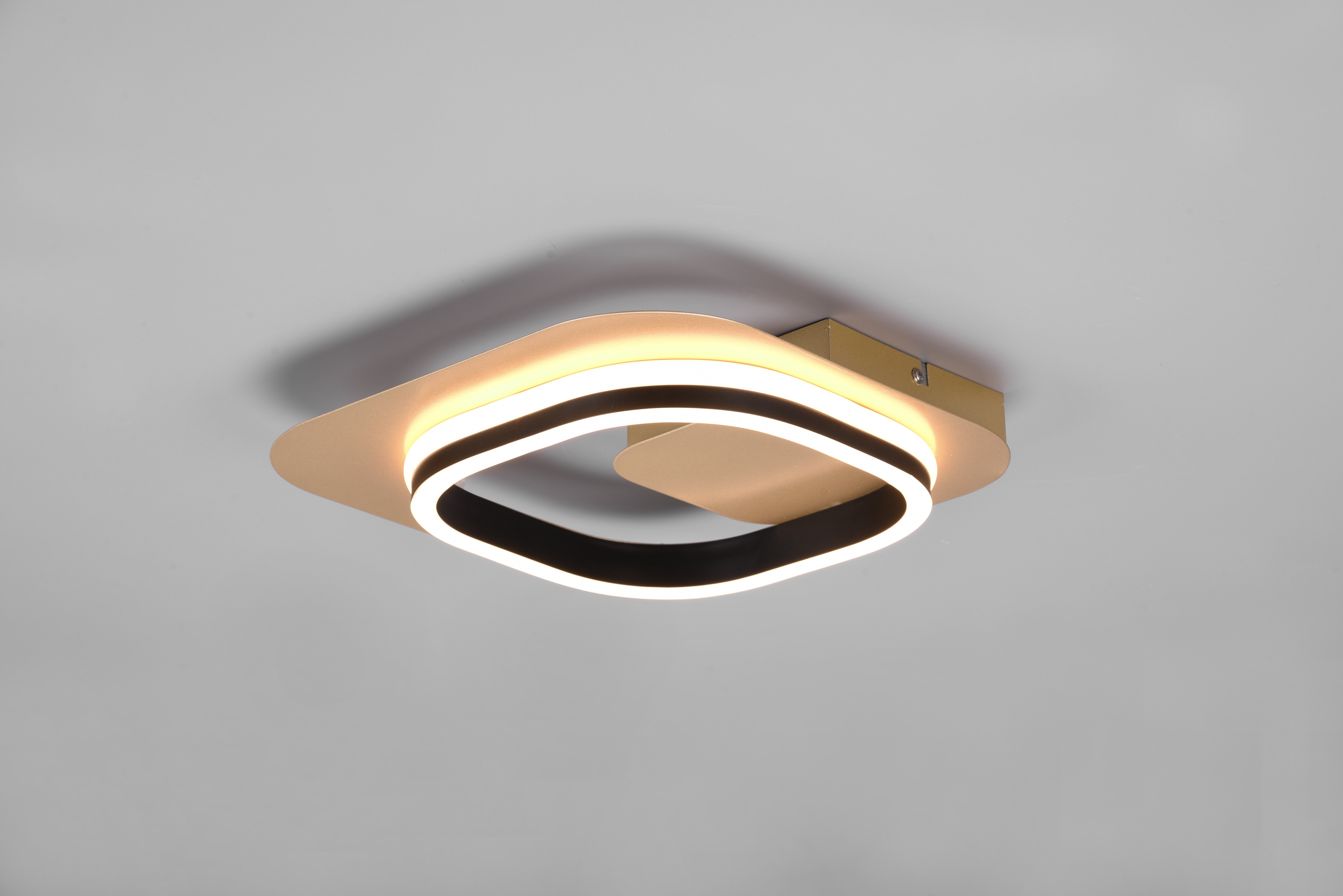 LED Deckenbeleuchtung Trier 14/500x500-3 Design Lampen mit Stuck und LED  Spots